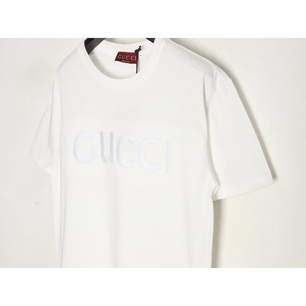 Gucci obscure embroidered letter short sleeves,Gucci
