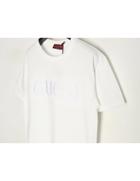 Gucci obscure embroidered letter short sleeves,Gucci