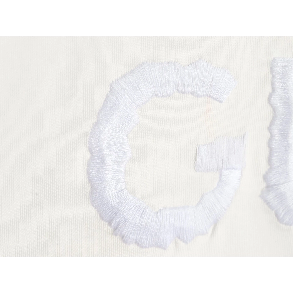 Gucci obscure embroidered letter short sleeves,Gucci