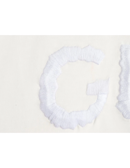 Gucci obscure embroidered letter short sleeves,Gucci