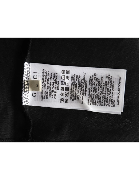 Gucci lines embroidery letters logo short sleeves TSK1,Gucci
