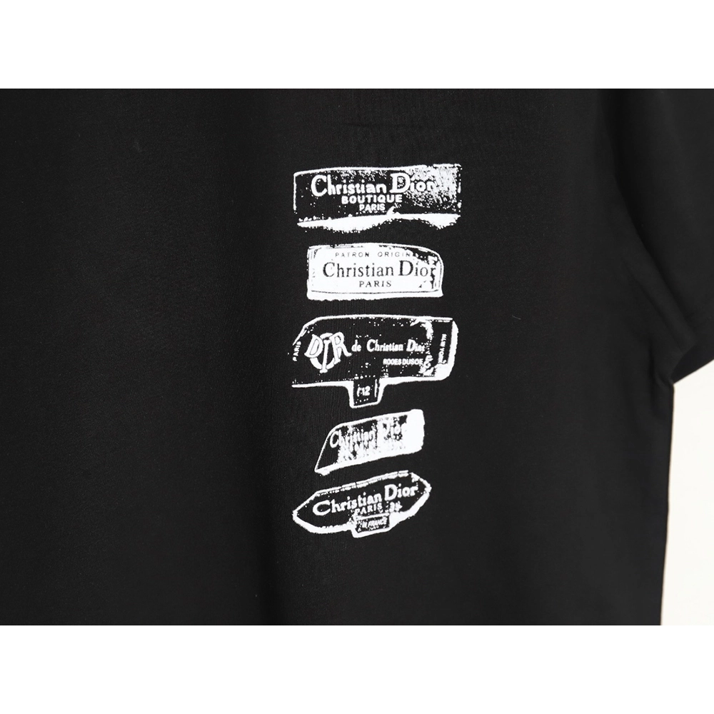 Dior flocked print logo short-sleeve TSK1,Dior