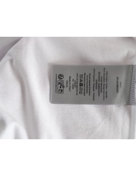 Dior flocked print logo short-sleeve,Dior