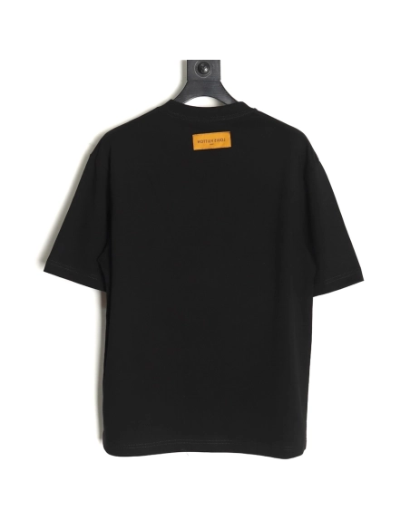 Louis Vuitton flame lettering print short sleeves TSK1,Louis Vuitton