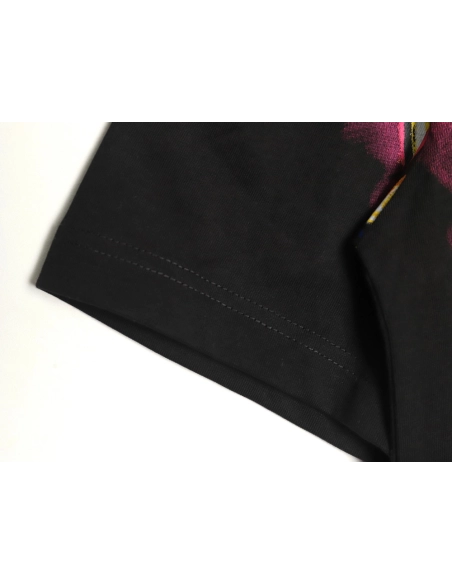 Louis Vuitton flame lettering print short sleeves TSK1,Louis Vuitton