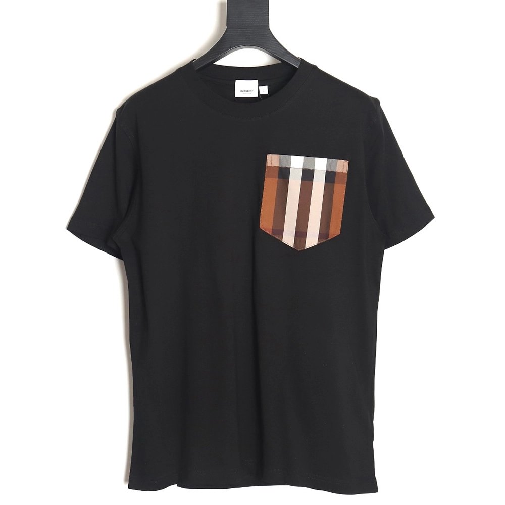 Burberry Classic Check Pocket Short Sleeve T-Shirt TSK1,Burberry