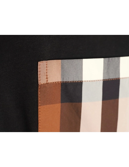 Burberry Classic Check Pocket Short Sleeve T-Shirt TSK1,Burberry