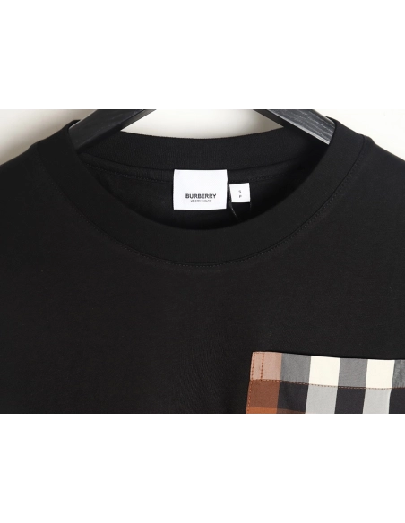 Burberry Classic Check Pocket Short Sleeve T-Shirt TSK1,Burberry