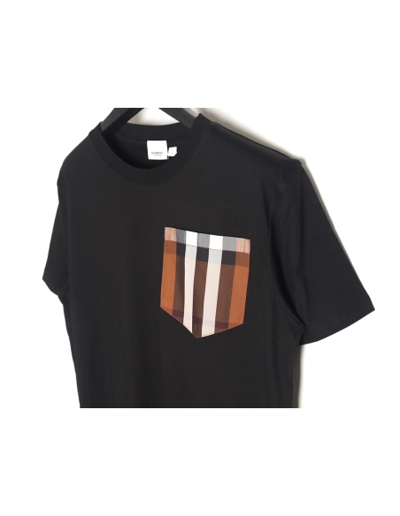 Burberry Classic Check Pocket Short Sleeve T-Shirt TSK1,Burberry