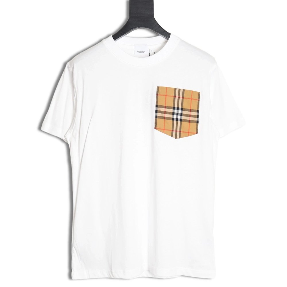 Burberry Classic Check Pocket Short Sleeve T-Shirt,Burberry