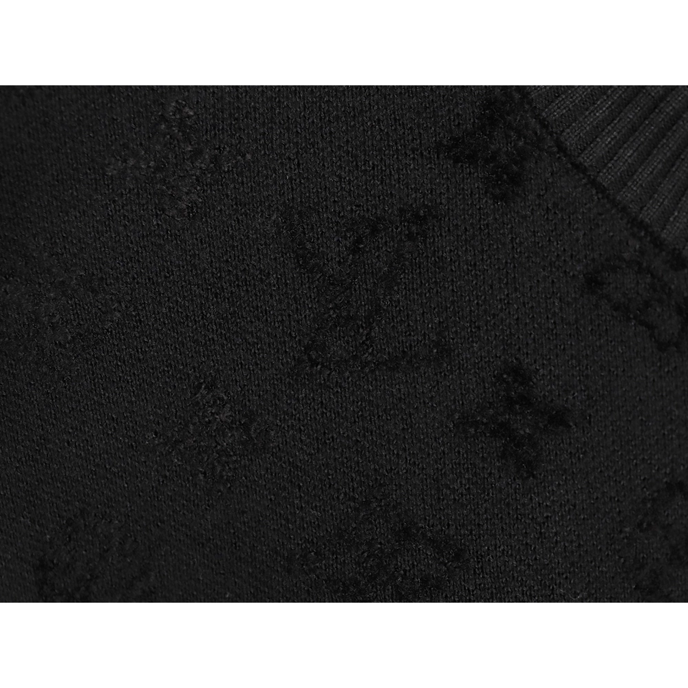 Louis Vuitton jacquard patchwork knitted short-sleeved T-shirt,Louis Vuitton