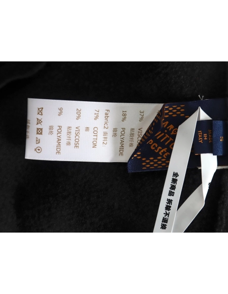 Louis Vuitton jacquard patchwork knitted short-sleeved T-shirt,Louis Vuitton