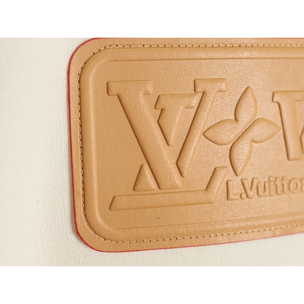 Louis Vuitton yellow chest logo knitted short-sleeved T-shirt,Louis Vuitton