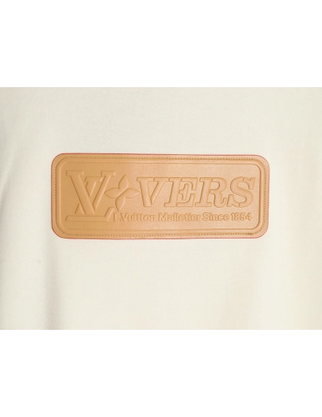 Louis Vuitton yellow chest logo knitted short-sleeved T-shirt,Louis Vuitton