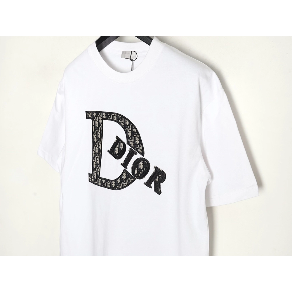 Dior presbyopia appliqu¨¦ letter short sleeves,Dior