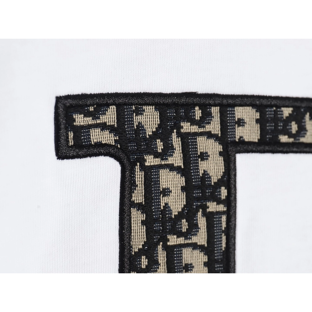 Dior presbyopia appliqu¨¦ letter short sleeves,Dior