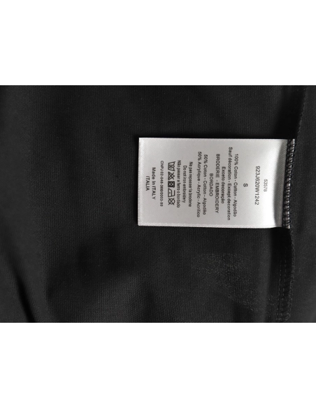 Dior chest embroidered lettering short sleeve T-shirt TSK1,Dior