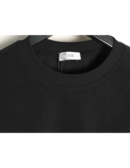 Dior chest embroidered lettering short sleeve T-shirt TSK1,Dior