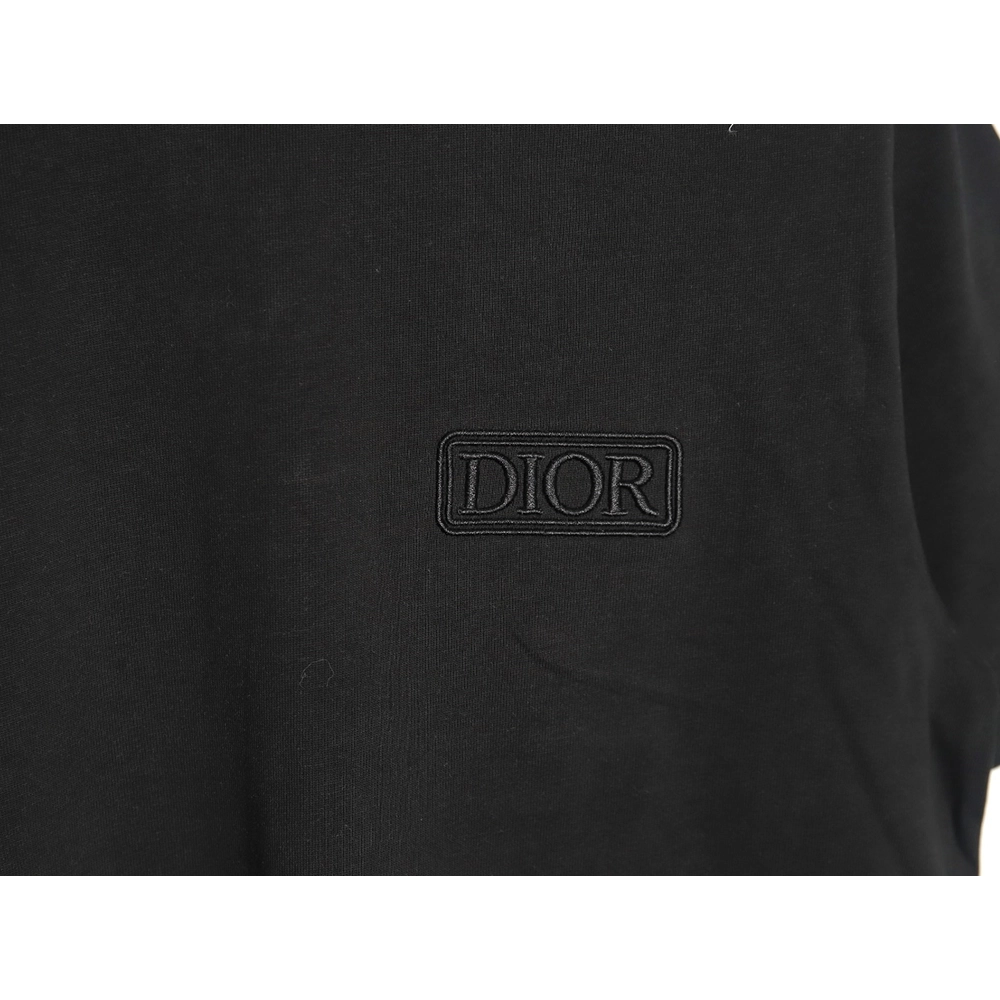 Dior chest embroidered lettering short sleeve T-shirt TSK1,Dior