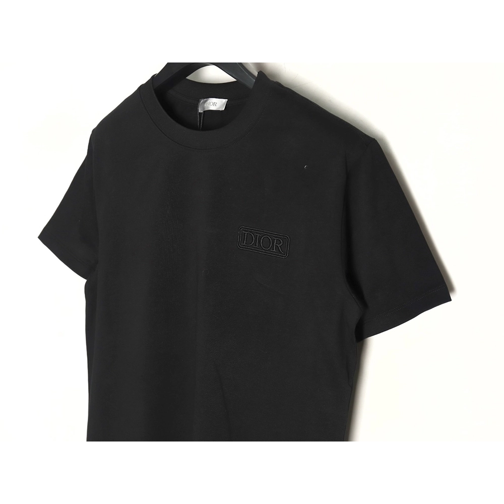 Dior chest embroidered lettering short sleeve T-shirt TSK1,Dior