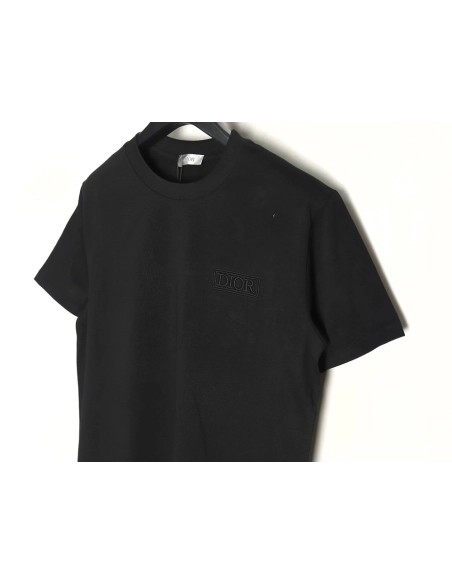 Dior chest embroidered lettering short sleeve T-shirt TSK1,Dior