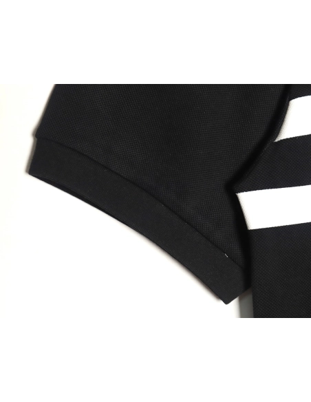 Gucci striped printed lettering short-sleeved polo shirt TSK1,Gucci