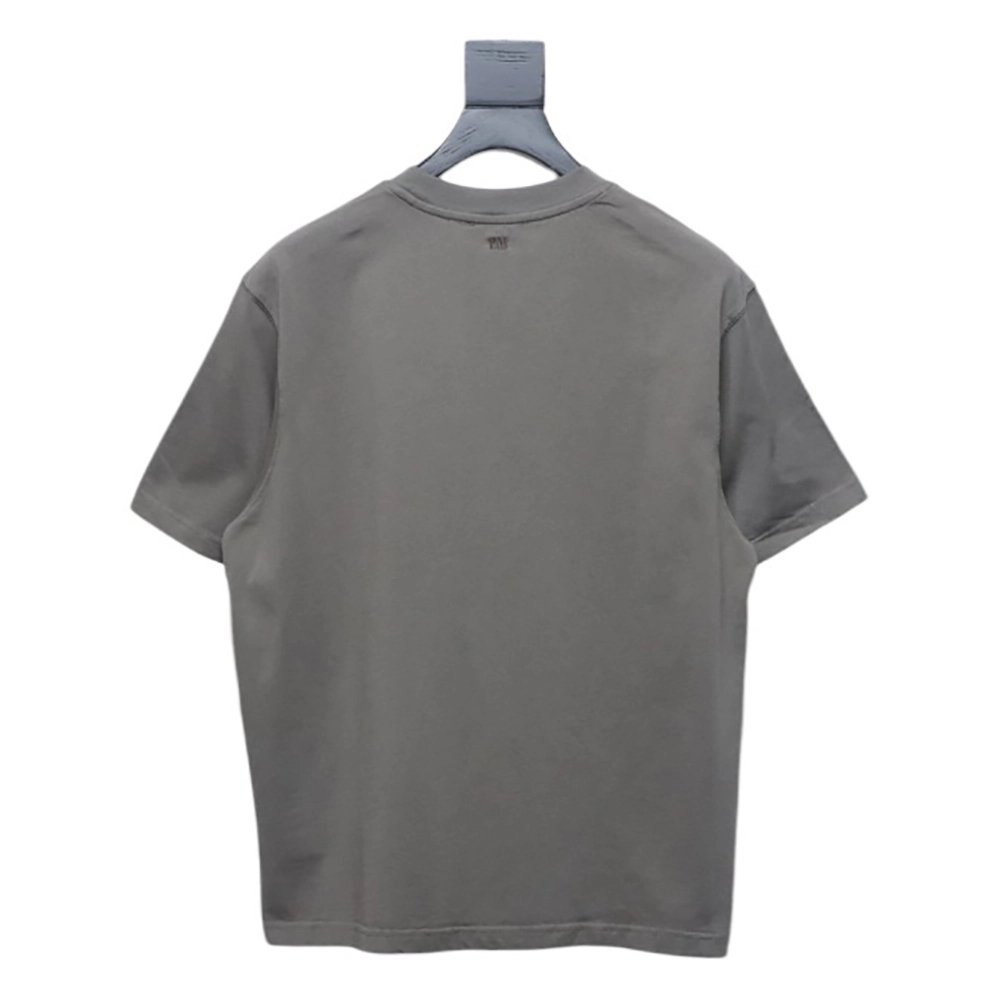 Ami Paris embroidered heart short-sleeved T-shirt,Ami