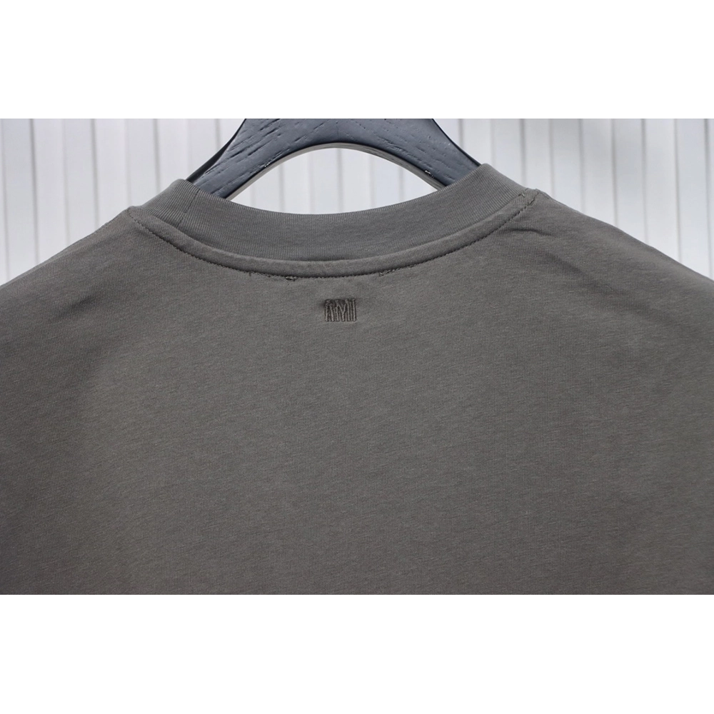 Ami Paris embroidered heart short-sleeved T-shirt,Ami