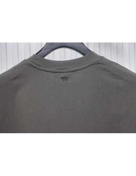 Ami Paris embroidered heart short-sleeved T-shirt,Ami