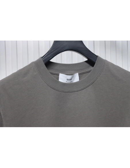 Ami Paris embroidered heart short-sleeved T-shirt,Ami