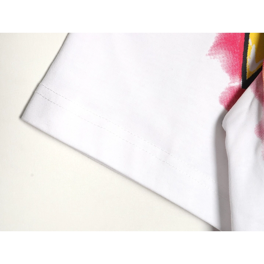 Louis Vuitton flame lettering print short sleeves,Louis Vuitton