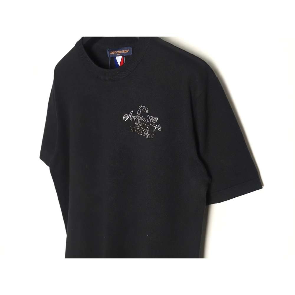 Louis Vuitton Americas Cup hot diamond logo knitted short sleeves,Louis Vuitton