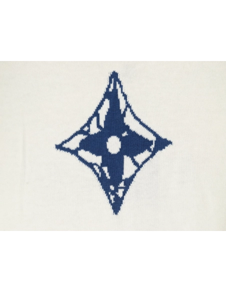 Louis Vuitton jacquard logo knitted short sleeves,Louis Vuitton
