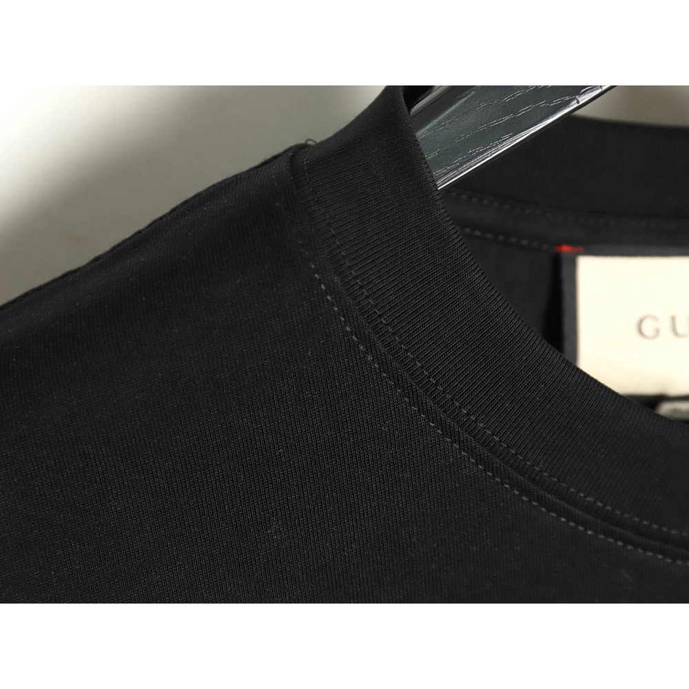 Gucci belt logo embroidered short-sleeved T-shirt TSK1,Gucci
