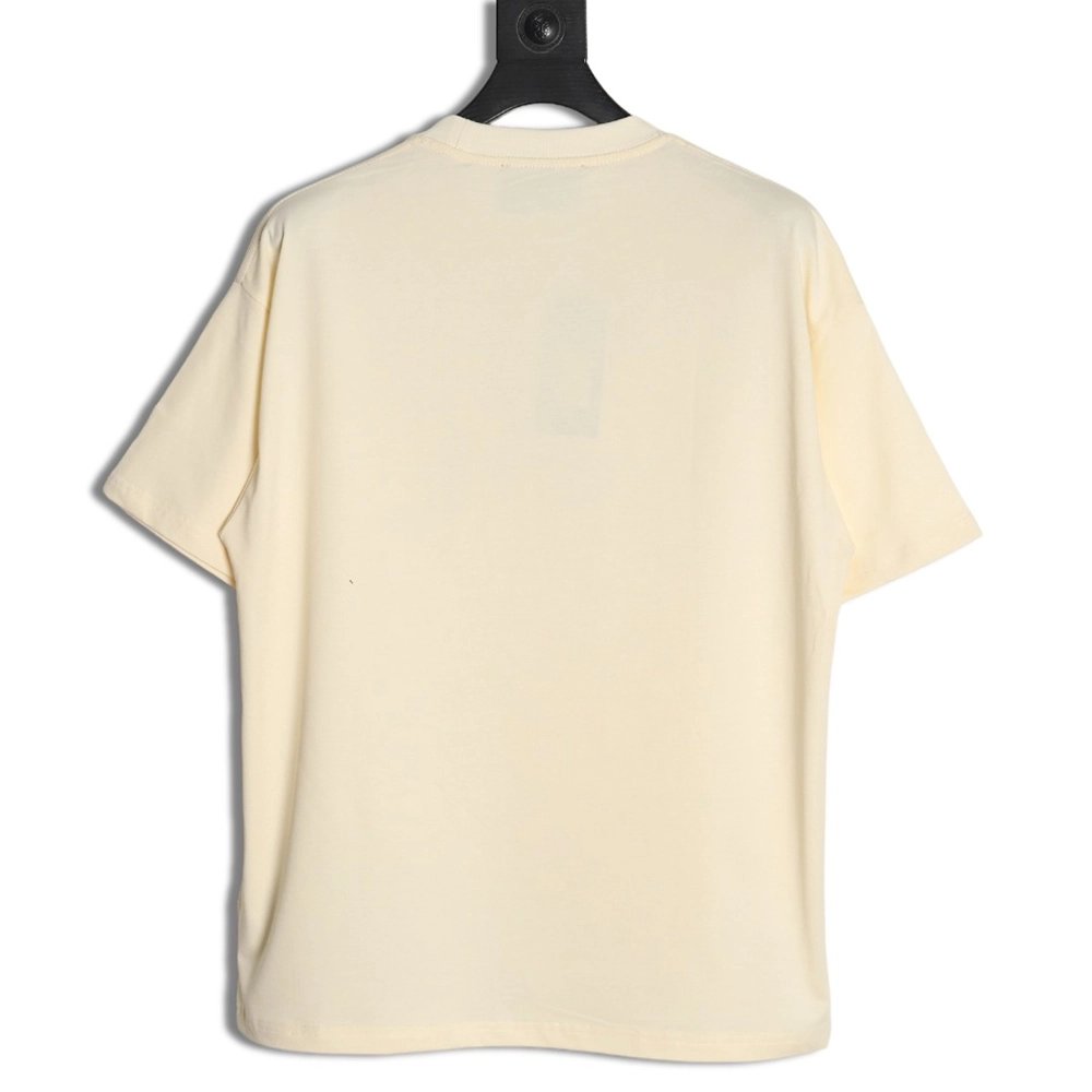 Gucci belt logo embroidered short-sleeved T-shirt,Gucci