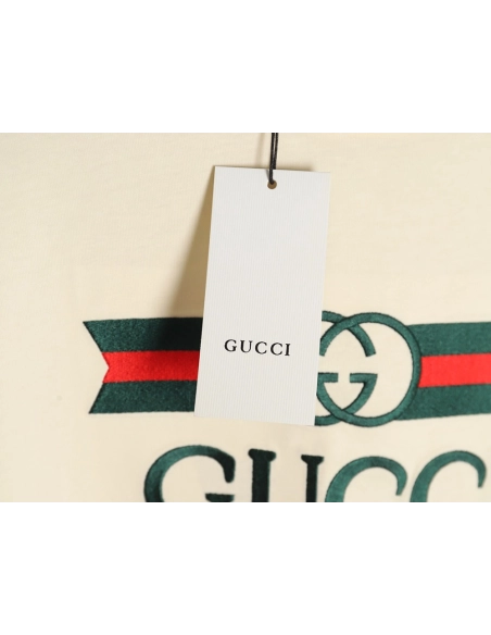 Gucci belt logo embroidered short-sleeved T-shirt,Gucci