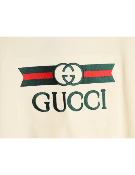 Gucci belt logo embroidered short-sleeved T-shirt,Gucci