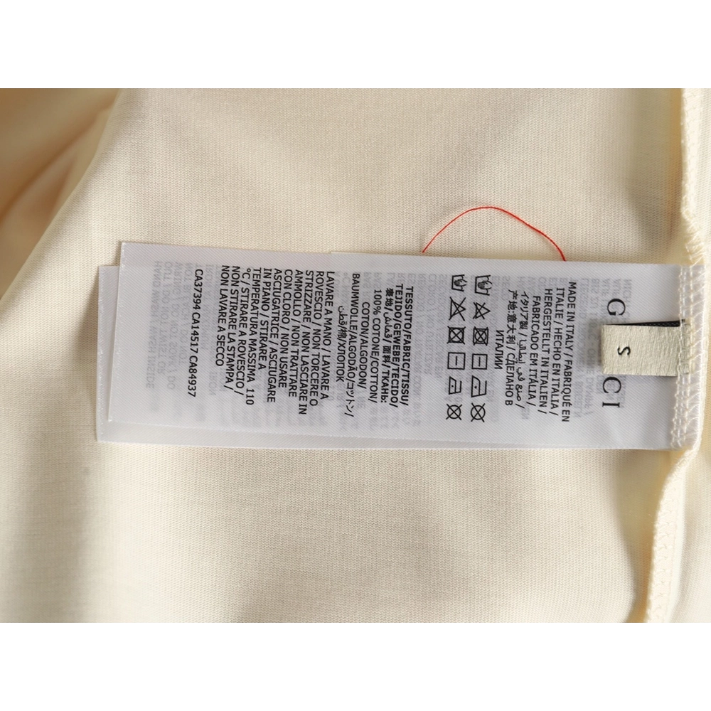 Gucci belt logo embroidered short-sleeved T-shirt,Gucci
