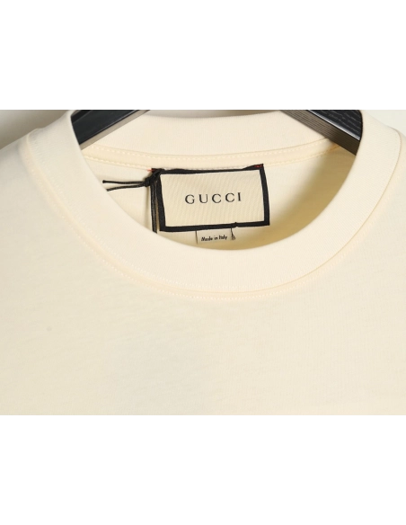 Gucci belt logo embroidered short-sleeved T-shirt,Gucci
