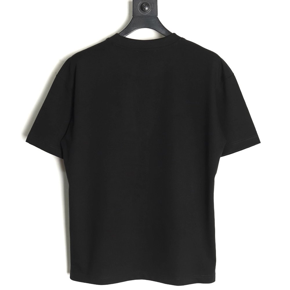 Fendi pizza graphic embroidered short-sleeved T-shirt TSK1,Fendi