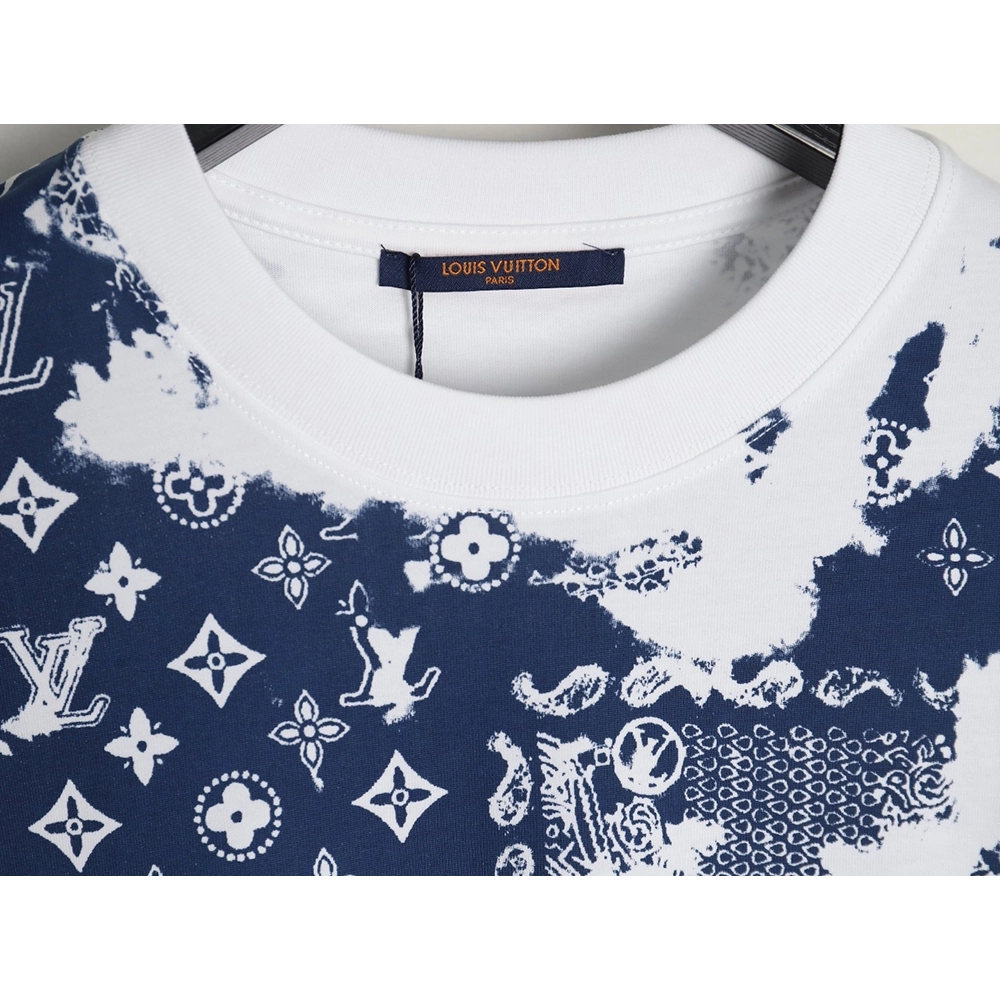 Louis Vuitton cashew flower presbyopic tie-dye short-sleeved T-shirt,Louis Vuitton
