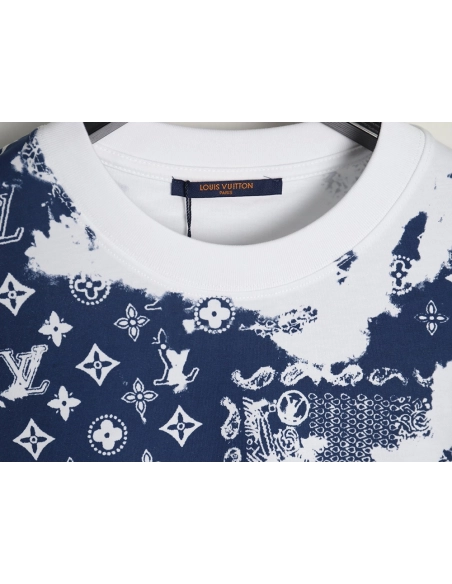 Louis Vuitton cashew flower presbyopic tie-dye short-sleeved T-shirt,Louis Vuitton