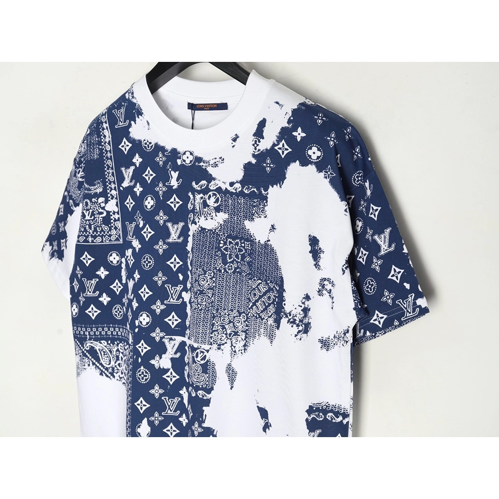 Louis Vuitton cashew flower presbyopic tie-dye short-sleeved T-shirt,Louis Vuitton