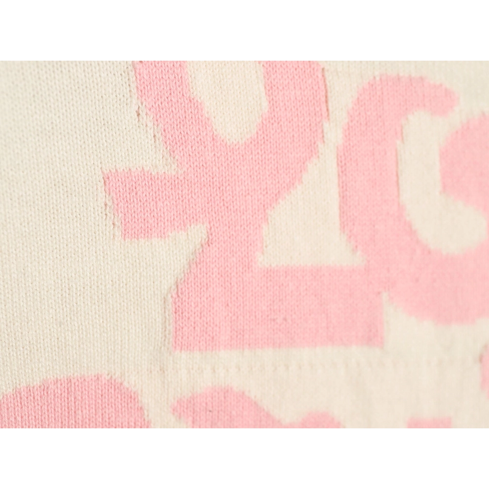 Louis Vuitton Tyler co-branded floral jacquard knitted short sleeves,Louis Vuitton