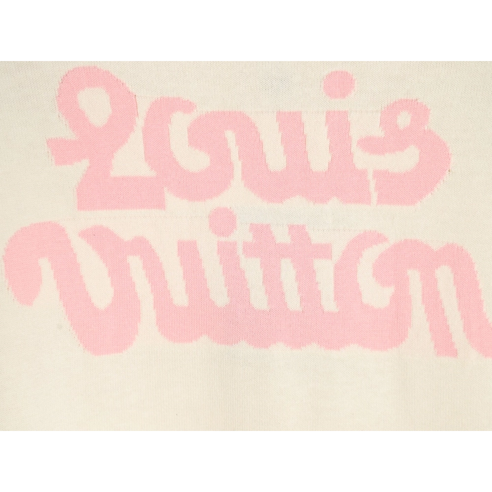 Louis Vuitton Tyler co-branded floral jacquard knitted short sleeves,Louis Vuitton