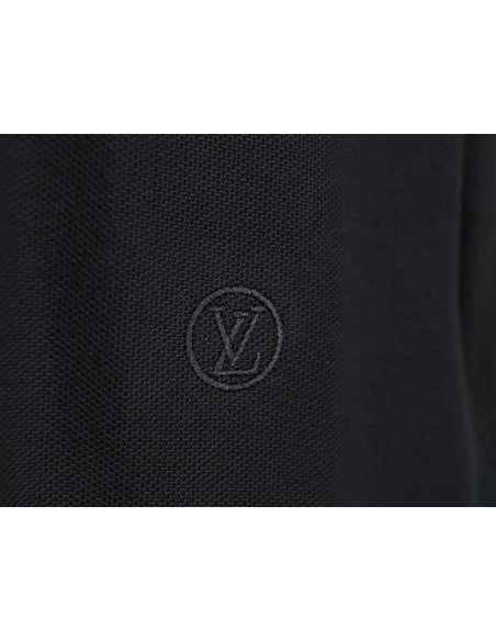 Louis Vuitton letter embroidery logo short-sleeved polo shirt TSK3,Louis Vuitton