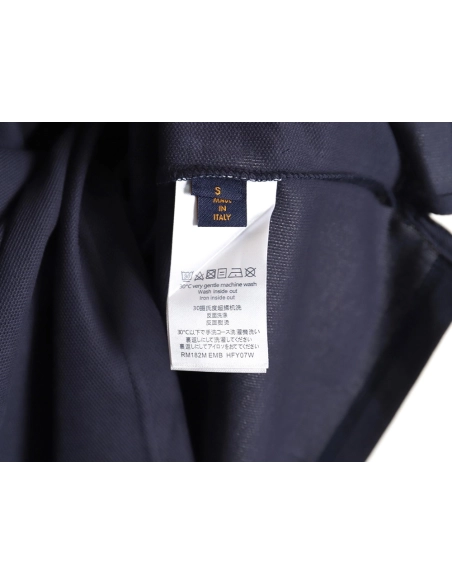 Louis Vuitton letter embroidery logo short-sleeved polo shirt TSK2,Louis Vuitton
