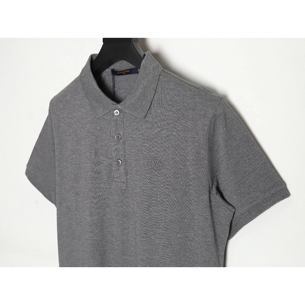 Louis Vuitton letter embroidery logo short-sleeved polo shirt TSK1,Louis Vuitton