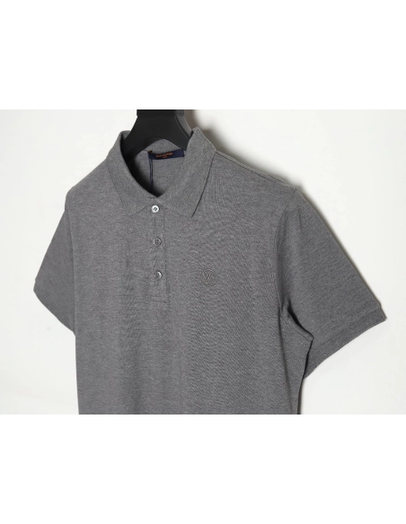 Louis Vuitton letter embroidery logo short-sleeved polo shirt TSK1,Louis Vuitton