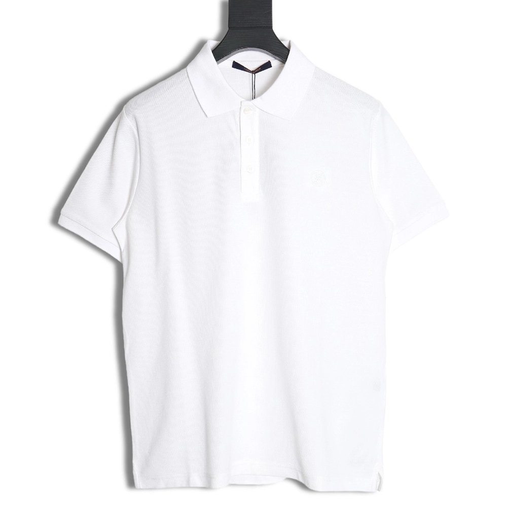Louis Vuitton letter embroidery logo short-sleeved polo shirt,Louis Vuitton